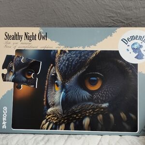Quokka "Stealthy Night Owl" Dementia Puzzle, Large 13 Pieces